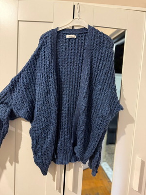 Toi&Moi knitted cardigan used, blue, size M