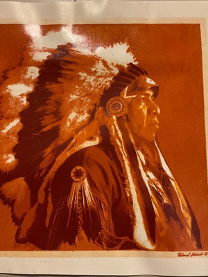Silk screen print 1983 new, printed by Roland machine at Drupa