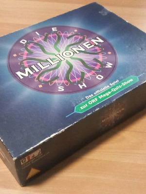 Die Millionen Show board game used