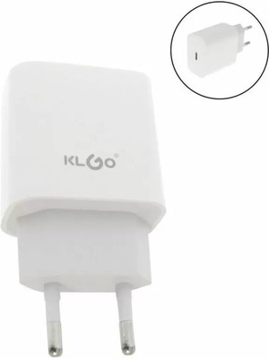 KLGO PD-800 25W fast charging adapter white new