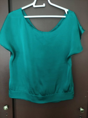 Μπλούζα γυναικεία μεταξωτή Lucifair σαν καινούργιο, πράσινη, μέγεθος 50