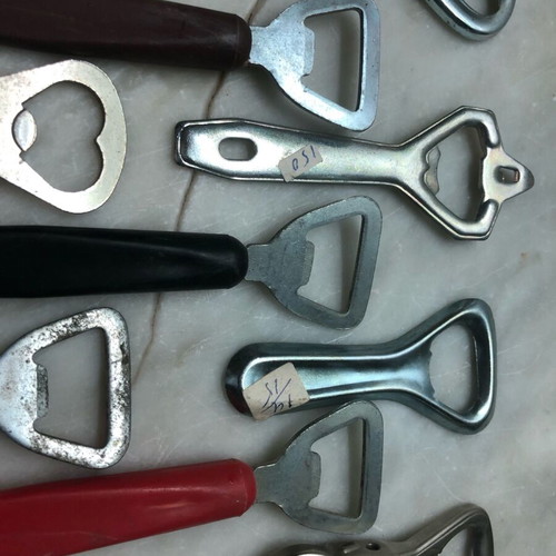 Bottle openers pack of 9 unused, 1970s