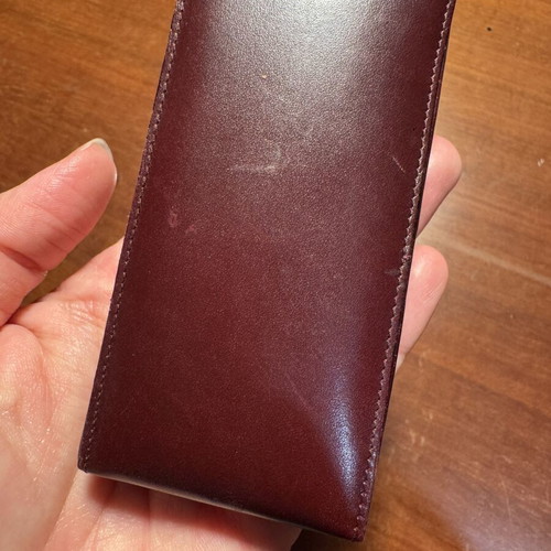 Davidoff Genuine Leather Cigar Case Bordeaux vintage like new