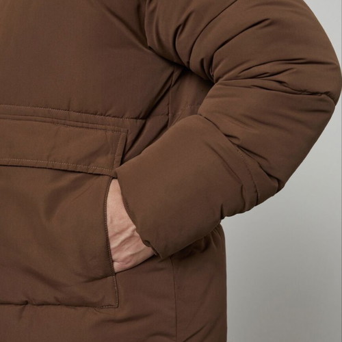 Dan Fox Apparel Winter Jacket new, men's brown L-XL oversized