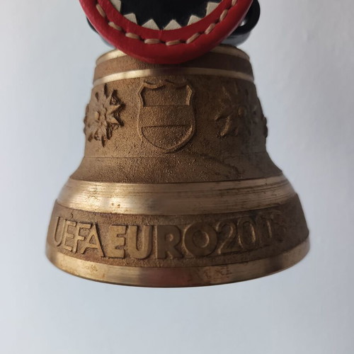 Collectible UEFA Euro 2008 cowbell like new, Greece