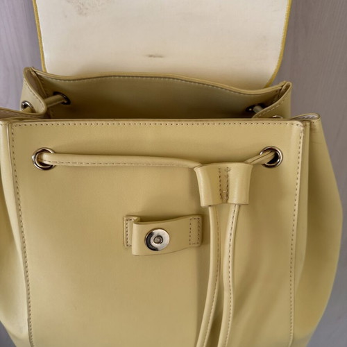 Axel Valentina backpack yellow with embroidered flap