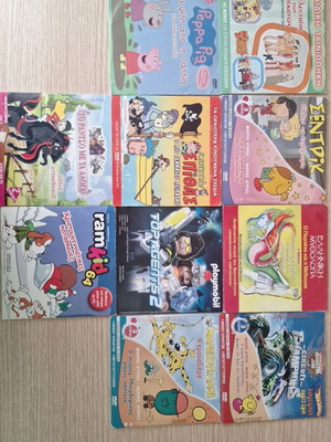 Collection of 10 children's DVDs like new with cases