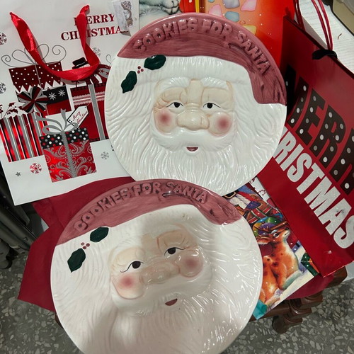 Christmas platters new, set of 2, 32 cm