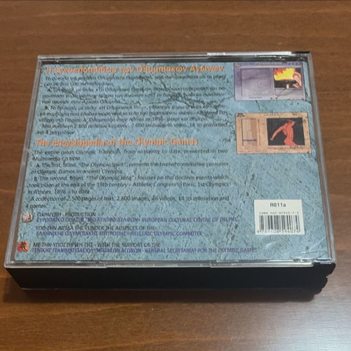 The Encyclopedia of the Olympic Games PC CD-ROM like new, 2 CDs
