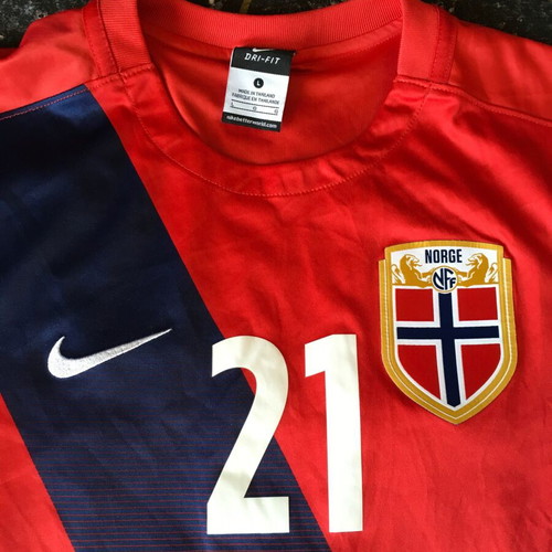 Nike Norway Vegard Forrens 2015 football jersey size L