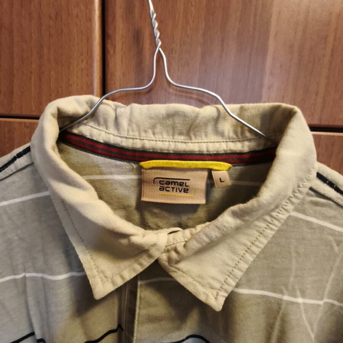 Camel Active long-sleeve shirt used, size L, beige