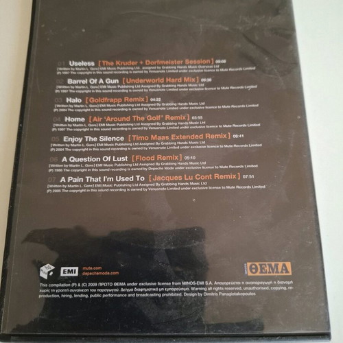CD Depeche Mode remixes σαν καινούργιο, ηλεκτρονική μουσική