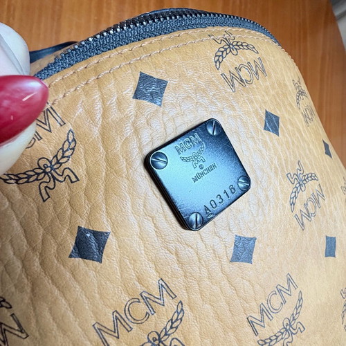 Mcm backpack shoulder bag like new, black and brown