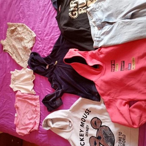 Girls' clothes used, size 10-12, multicolor pack