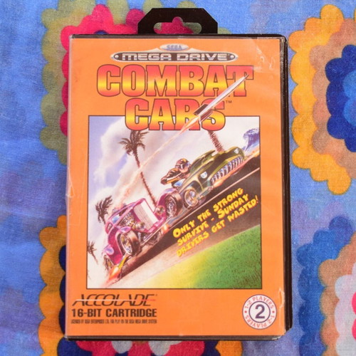 Combat Cars Sega Mega Drive game used, good to like-new condition