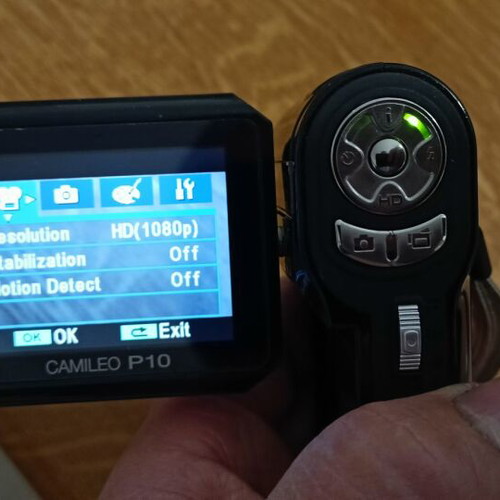 Toshiba Camileo P10 used video camera
