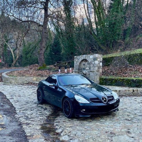 Mercedes-Benz SLK 200 2006 manual roadster used, 117896 km, black
