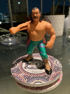 WWE Jake the Snake Roberts figure used, Titan Sports 1990
