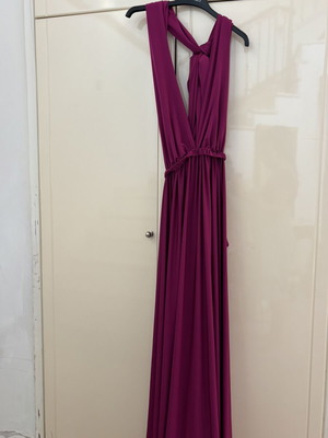 Allium Magenta Nash Maxi Dress new, one size