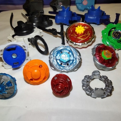 Beyblade Metal Saga used collection, Hasbro Takara Tomy