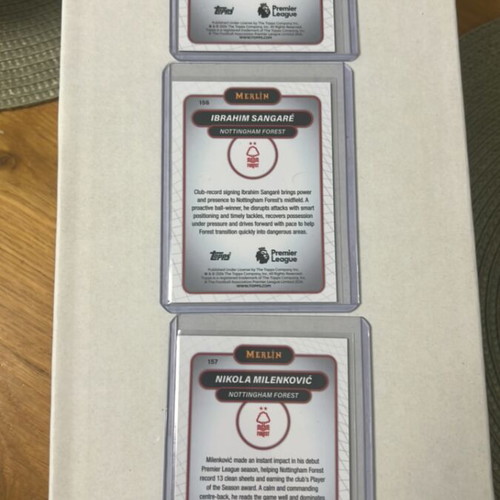 Merlin numbered Nottingham Forest 2026 card bundle