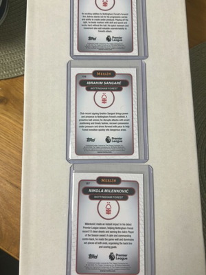 Merlin numbered Nottingham Forest 2026 card bundle