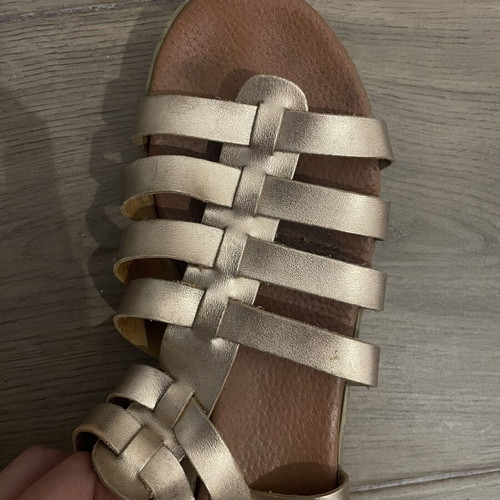 Bozikis bronze sandals used, size 40, pink