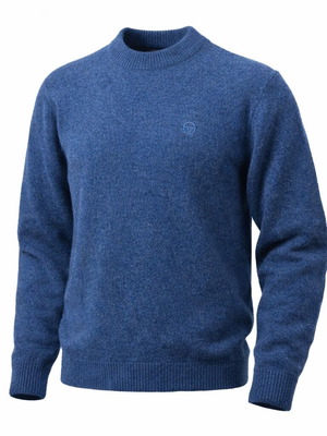 Men's Sergio Tacchini blue wool sweater size Small used