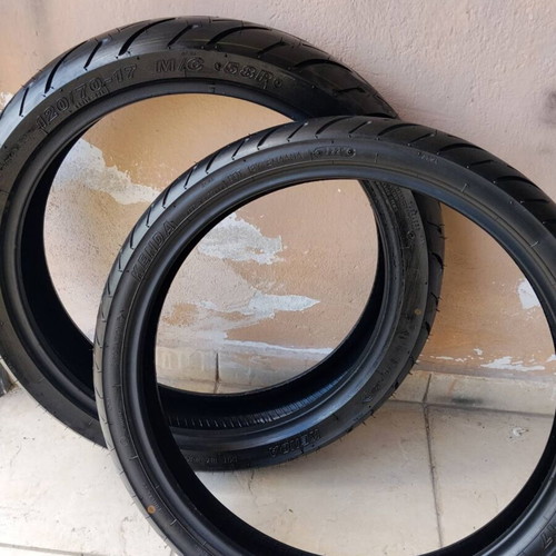 Kenda Tires for VF 125 Motorcycle like new, front 70/90-17 rear 120/90-17