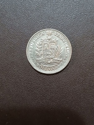 Venezuela one bolivar coin 1967
