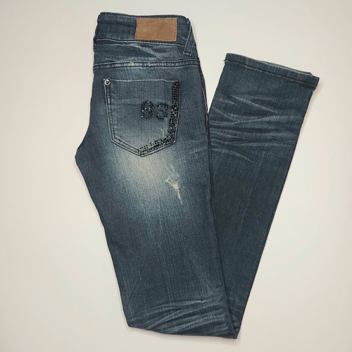 Bisou D' Eve women's slim fit blue jeans, size XS