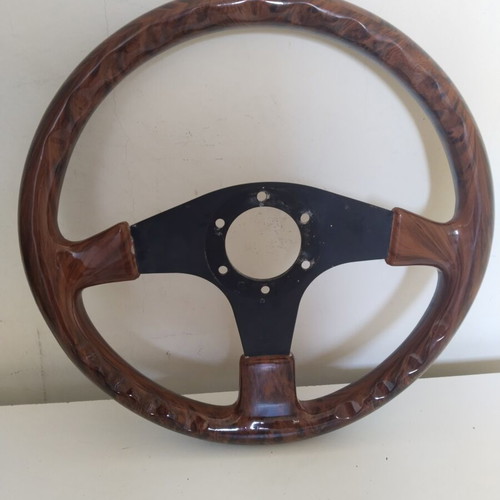 Ultraflex VM01 Corsica Briar Boat Steering Wheel 350mm Wood Finish