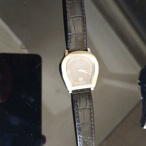 Aigner wristwatch black dial quartz women new