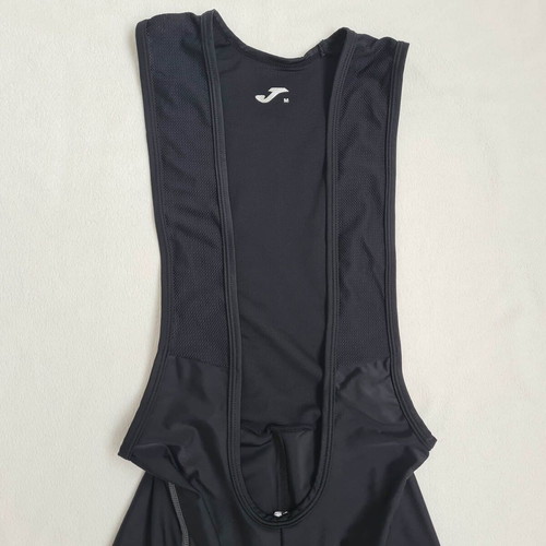 Joma Men's Cycling Bib Shorts size M with CoolMax Invista padding black like new