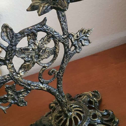 Bronze candlestick like new, height 30cm