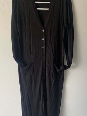 Zara long black cardigan size L like new