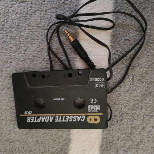 3.5mm to cassette tape adapter used