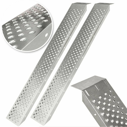 Masko Loading Ramps Set of 2 Galvanized Steel 160x22.5cm 400kg
