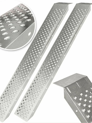 Masko Loading Ramps Set of 2 Galvanized Steel 160x22.5cm 400kg