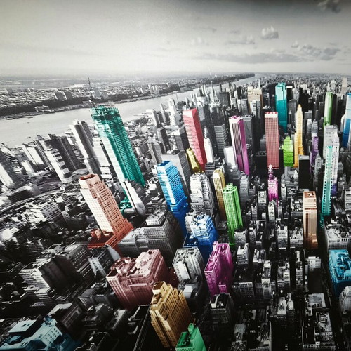 New York canvas 1x1.40 like new