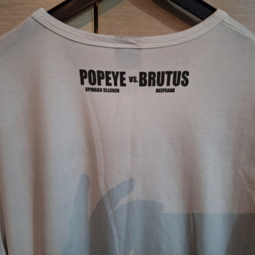 Popeye vs Brutus collectible T shirt like new, size XXL, A-Style