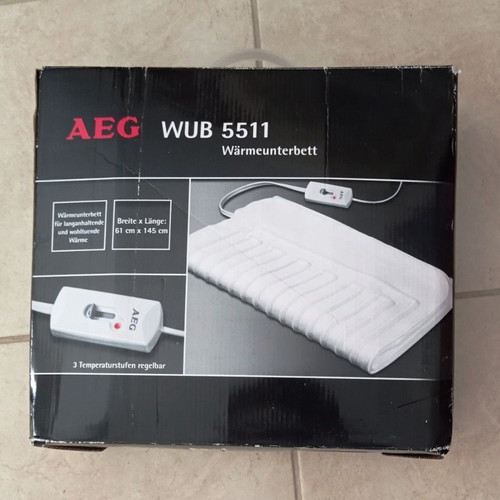 AEG WUB 5511 single electric underblanket 61x145cm