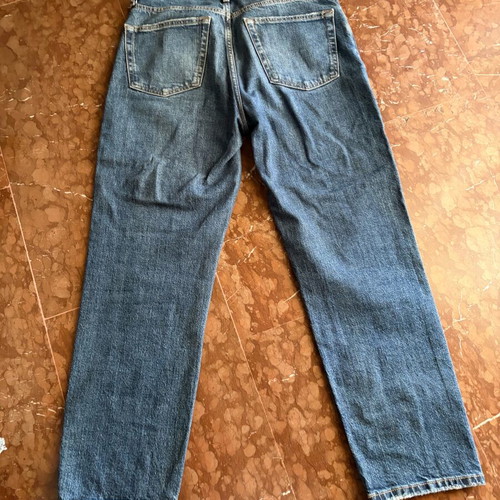 Zara jean with strass like new, blue, size M