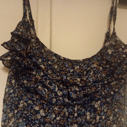 Paranoia sleeveless blouse like new, size M, blue