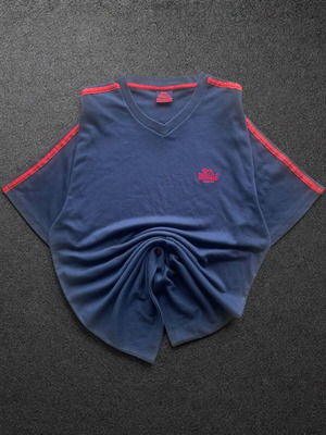 Lonsdale London T-shirt blue red XXL oversized like new
