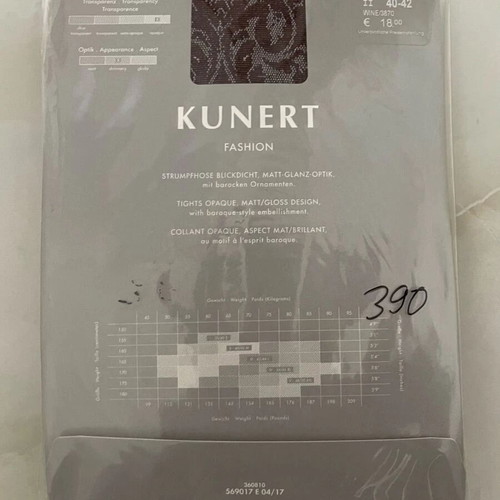 Tights pack of 4 unused medium German quality, 3 black 1 burgundy