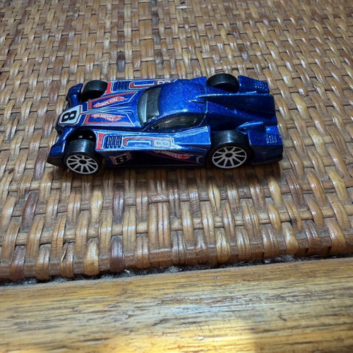 Blue Formul8 Hot Wheels diecast car used toy