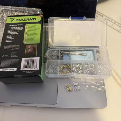 Eyeglass repair set 126 pieces silicon new