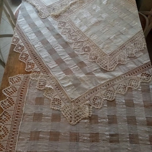 Soufli silk set of 4 pieces new