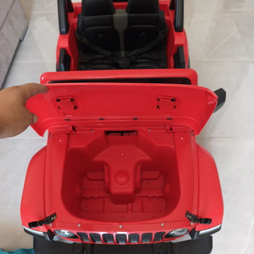 Jeep Wrangler 4x4 electric kids car with rubber wheels